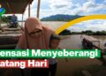 Nonton Festival Pamalayu, Menyeberang Batanghari yang Keruh dengan Perahu