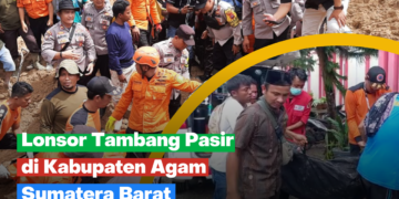 Longsor Tambang Pasir Agam