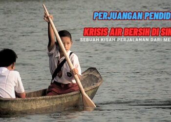 Perjuangan ke Sekolah dan Krisis Air Bersih di Sinaka